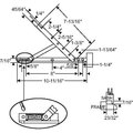 Strybuc UL-LR 10" HI PERF. HINGE ARM 28-15-18